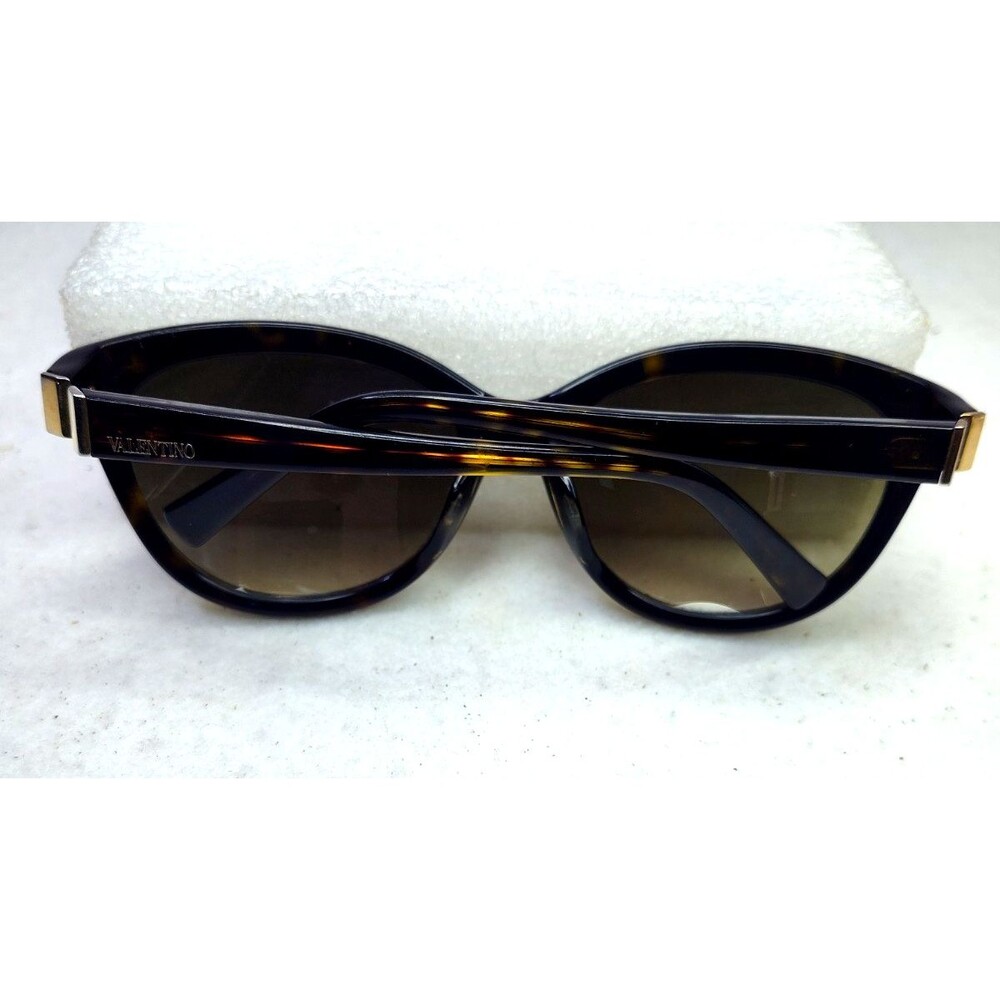 Vintage Valentino S215 Tortoise Shell Sunglasses w Bling 58-14-130mm Made Italy - Picture 7 of 16